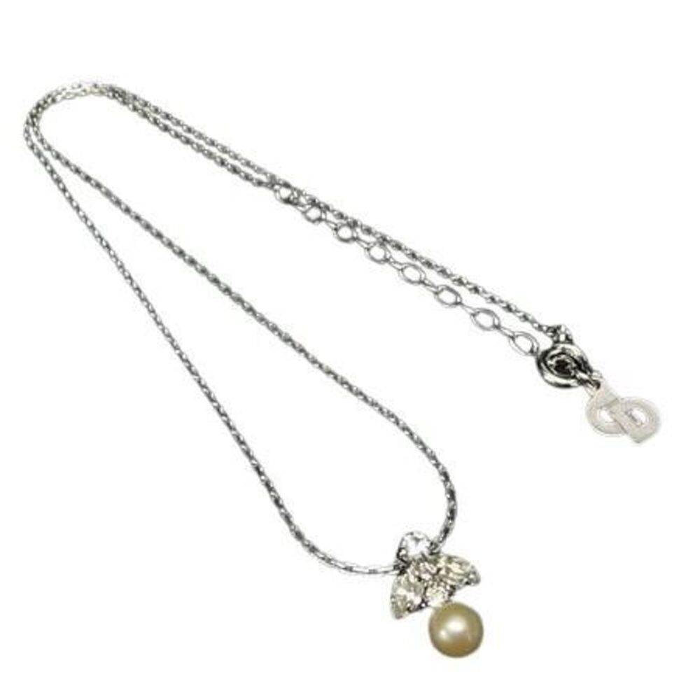 DIOR Silver Pearl Necklace